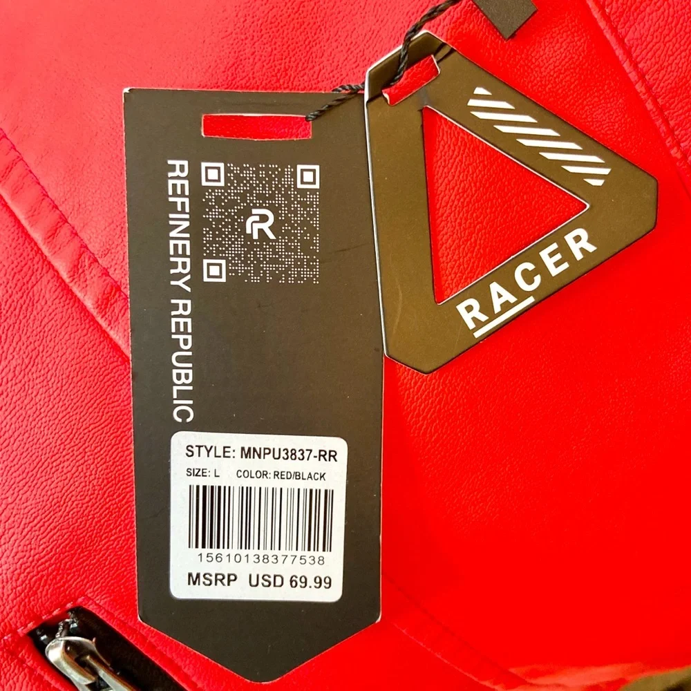 NWT - Racing Jacket by Refinery Republic
FULL SPEED AHEAD - Very Rare - Red - L - Picture 8 of 10